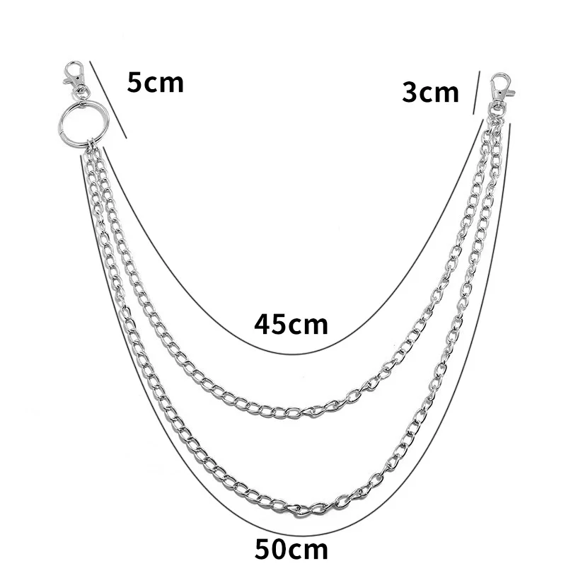 Metal Belt Chain HipHop Rock P - Body Jewelry Retainers 评论和价格