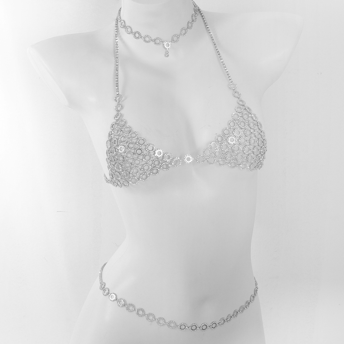 Fashionable Circular Splicing  - Body Jewelry Necklace 评论和价格