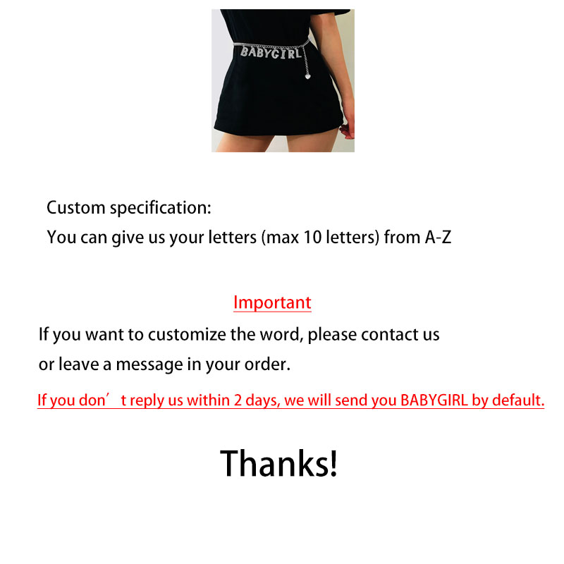 Custom Rhinestone Letters Baby - Body Jewelry For You 评论和价格
