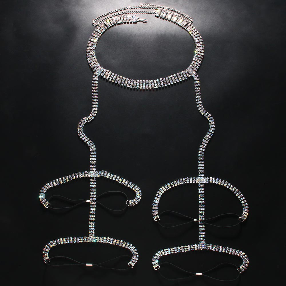 Stonefans Rhinestone Thigh Gar - Body Jewelry Retainers 评论和价格