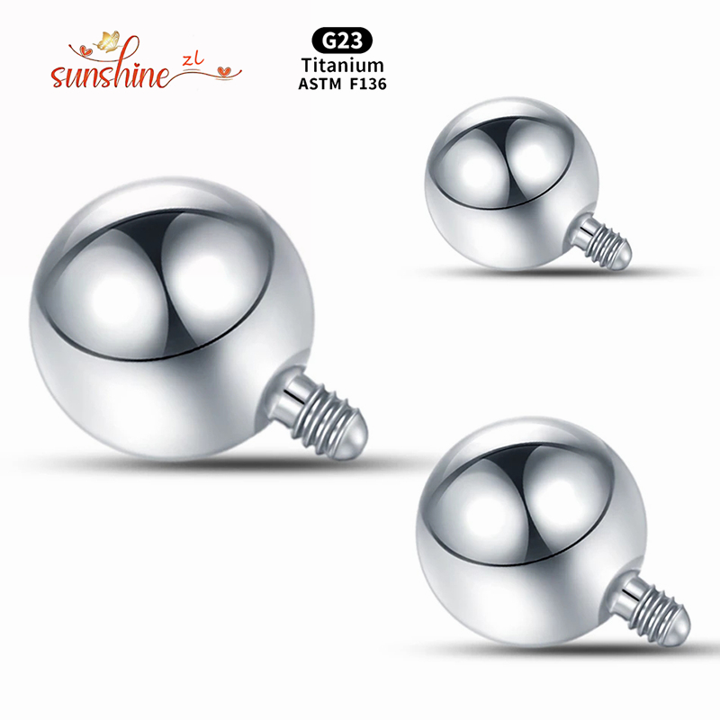 1PCS Internally Threaded Ball  - Body Jewelry Replacement Ball 评论和价格