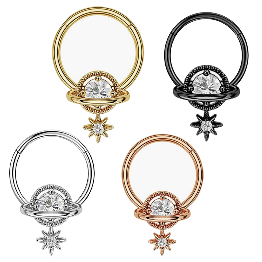 Septum Rings Planet Jewelry Su - Body Jewelry Surgical Steel 评论和价格