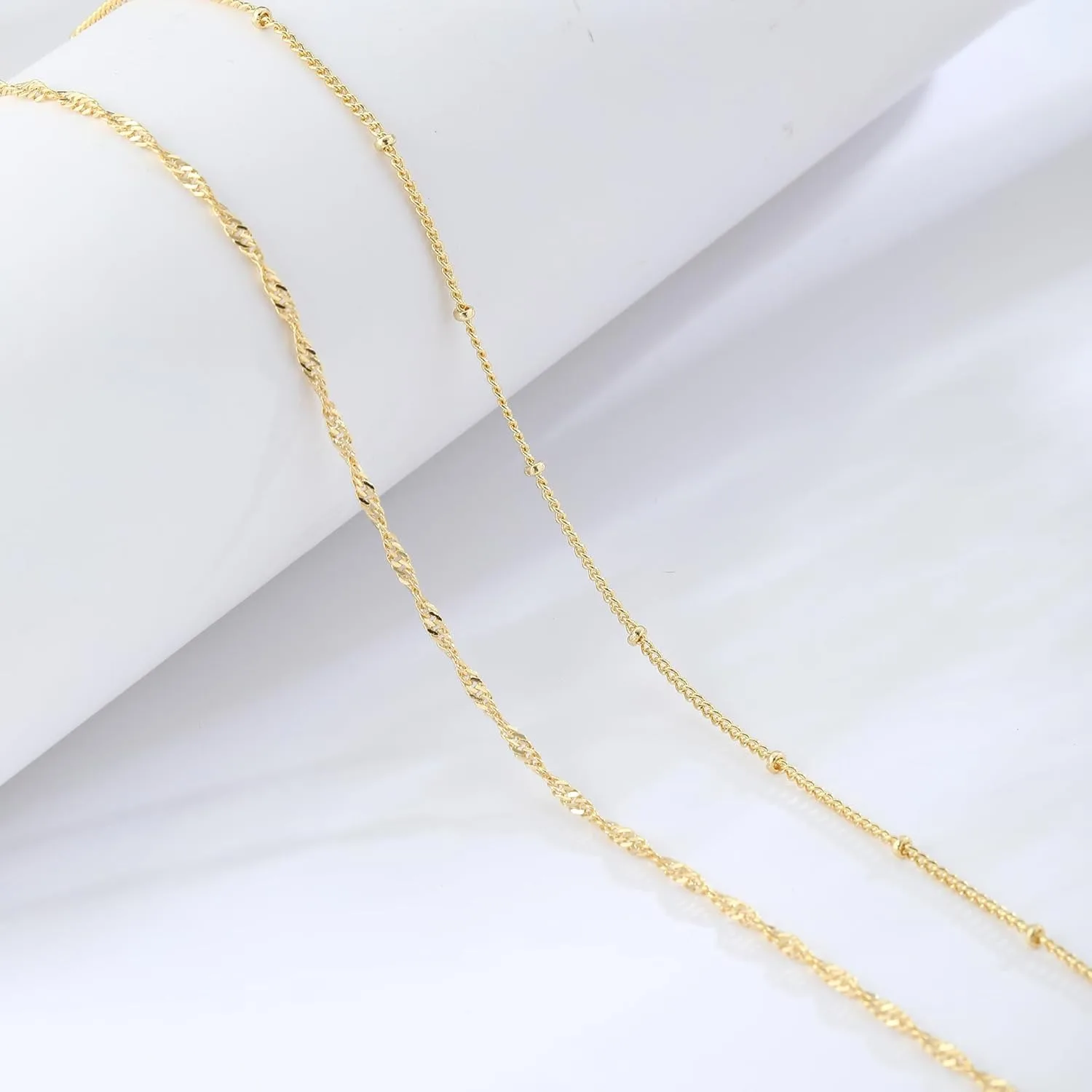 14k Gold Plated 26-33Inch Adju - Body Jewelry For You 评论和价格