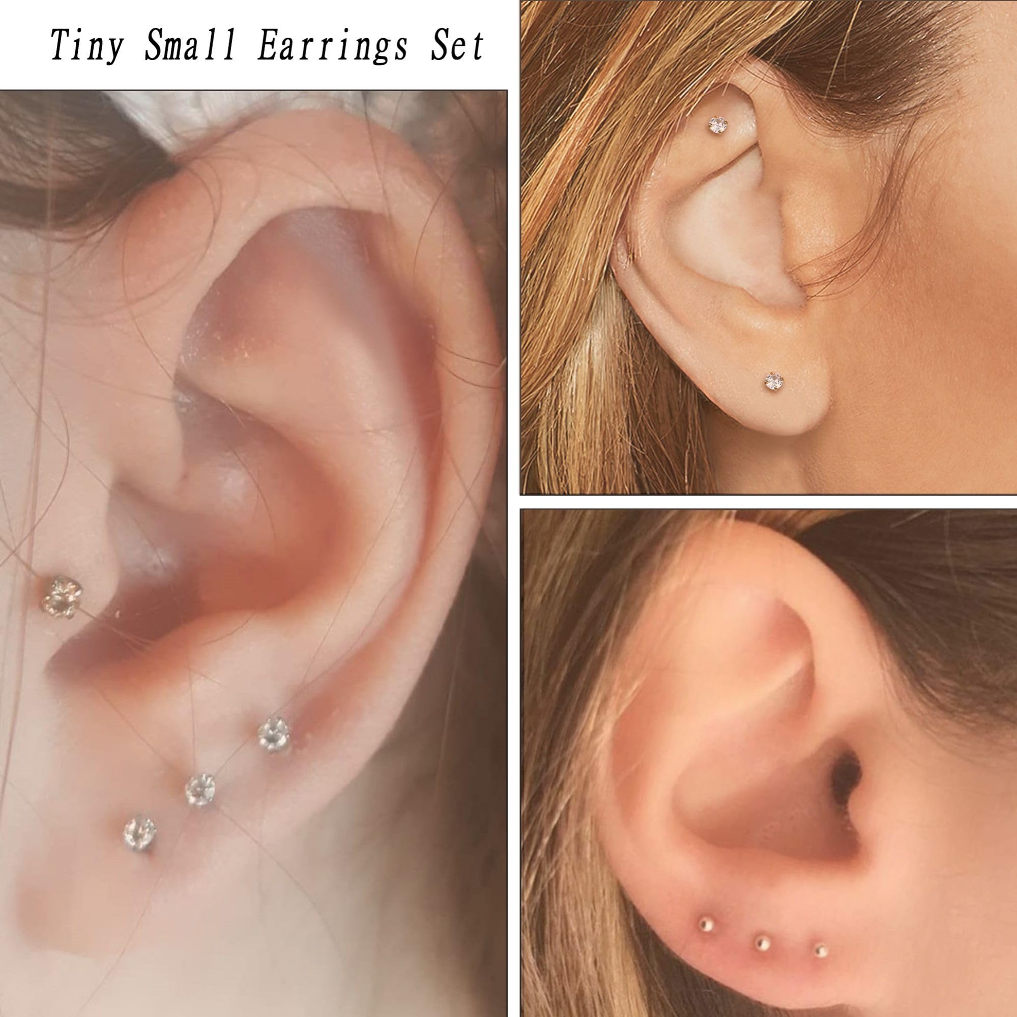 2pcs Tiny Surgical Stainless S - Body Jewelry Surgical Steel 评论和价格