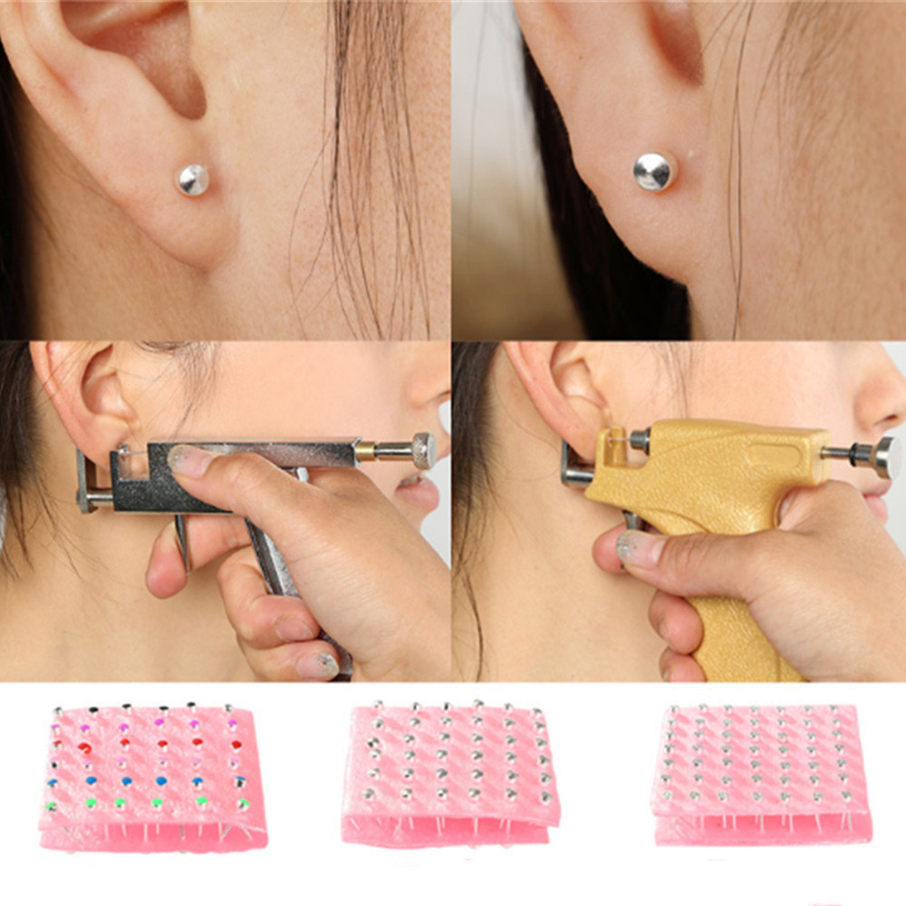 98/24Pcs Ear Piercing Special  - Body Jewelry Surgical Steel 评论和价格